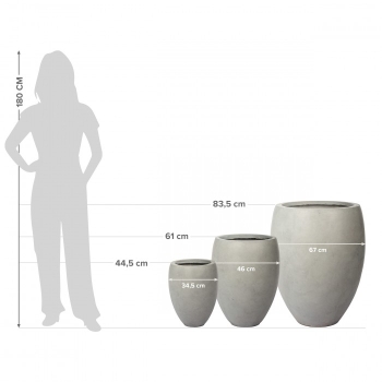 SILBER ghiveci de flori SILBER Set